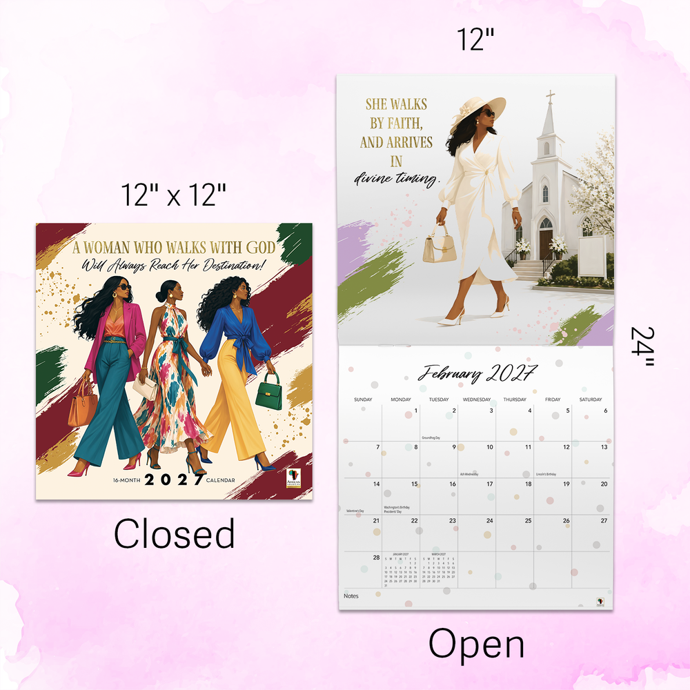 A WOMAN WHO WALKS WITH GOD | 2027 WALL CALENDAR