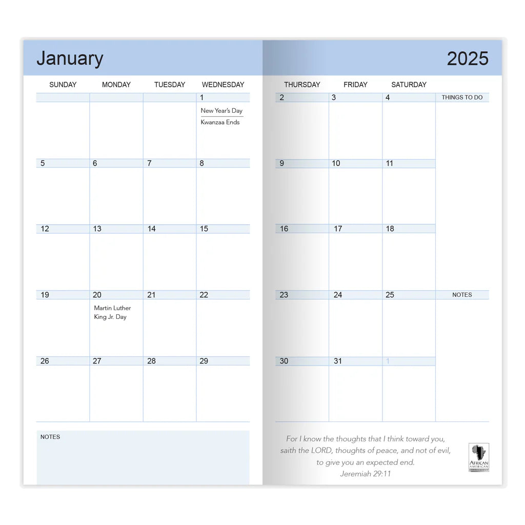 BLACK HISTORY | 2025 CHECKBOOK PLANNER