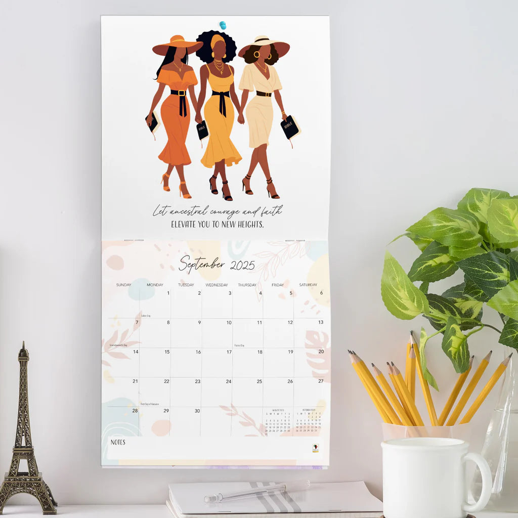 A WOMAN WHO WALKS WITH GOD | 2025 WALL CALENDAR