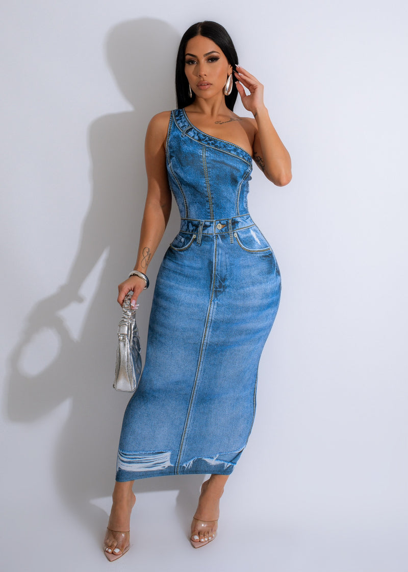 DENIM ALLURE| DRESS