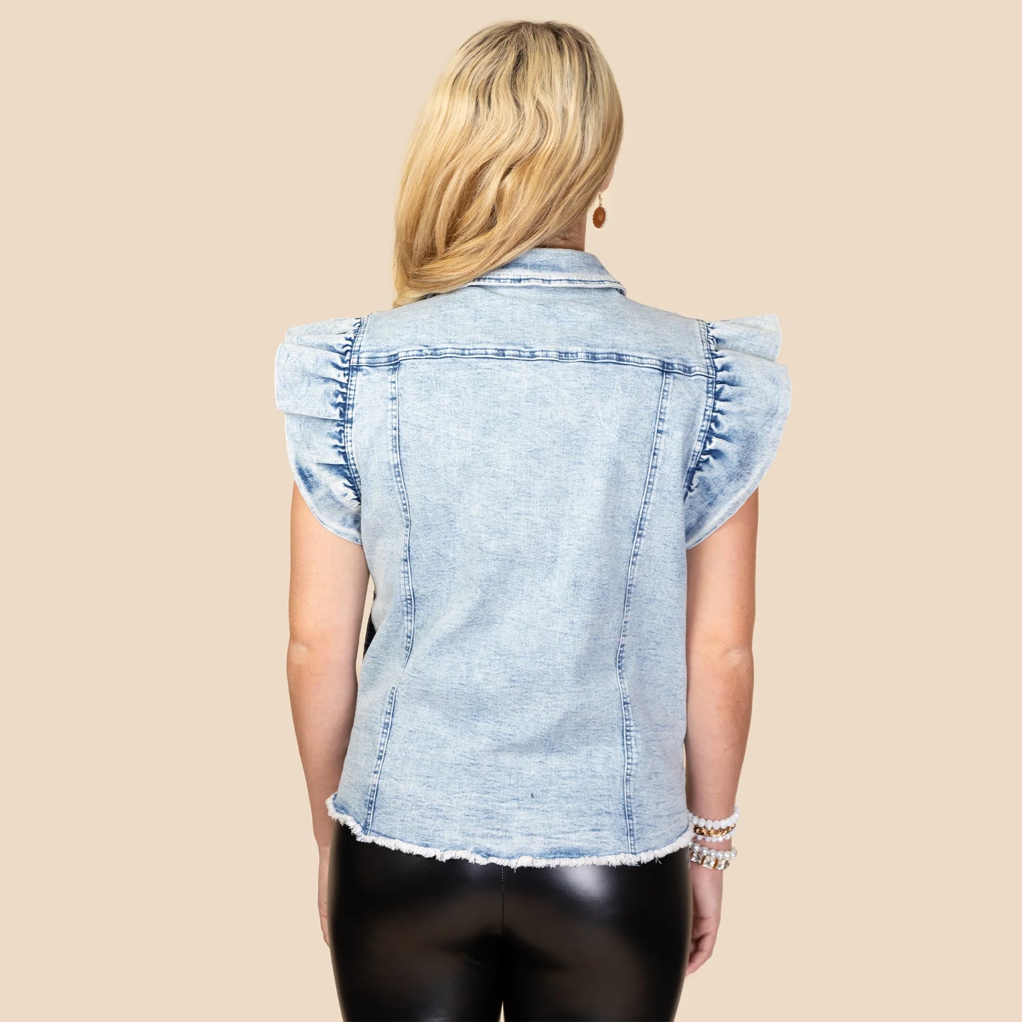 CASUALLY SPEAKING | DENIM TOP
