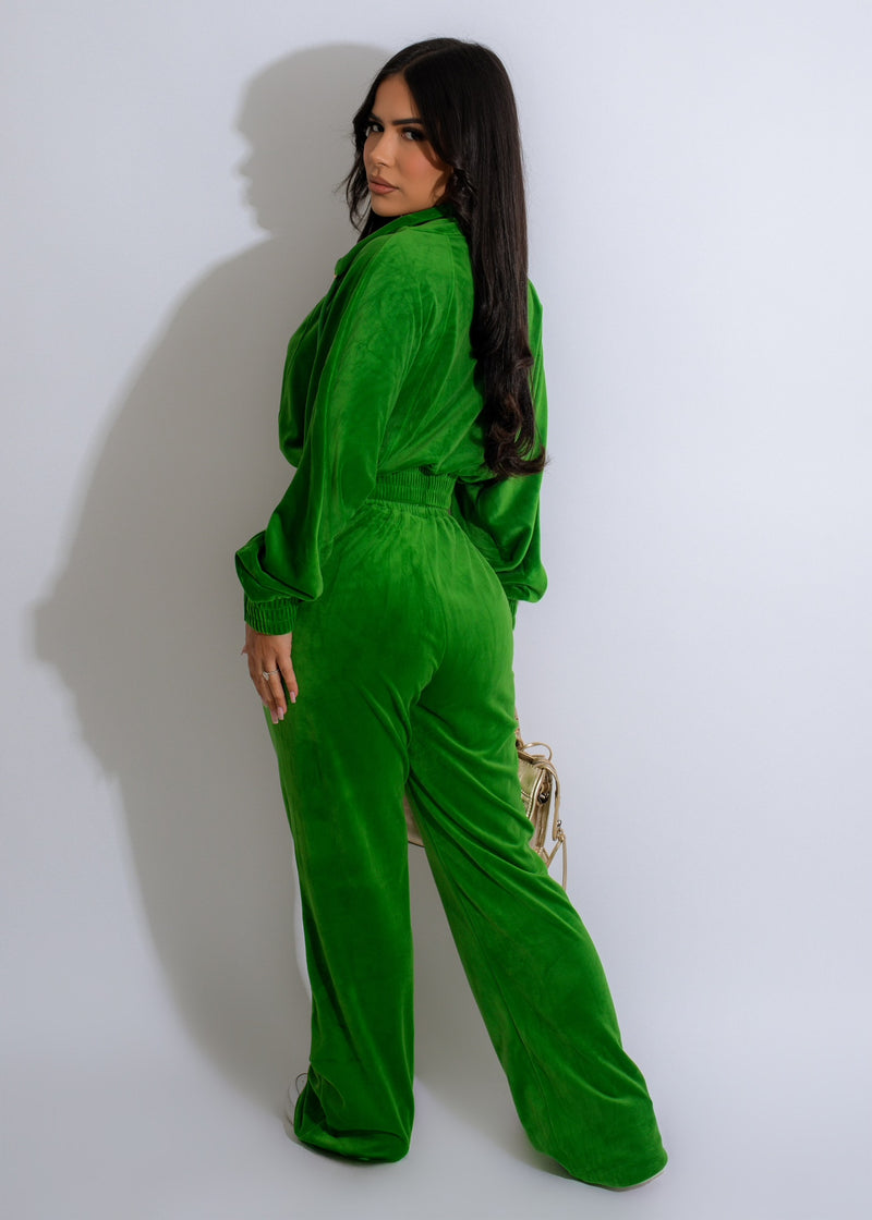 VONSHAE VELOUR    | PANT SET