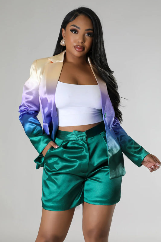 GLAMOROUS GLEAM| SHORT SET