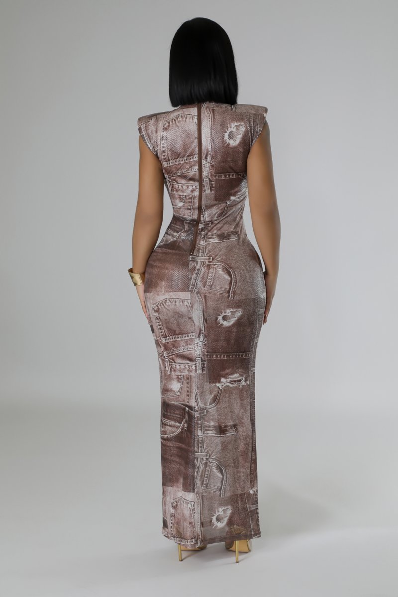 SHEER DENIM | DRESS