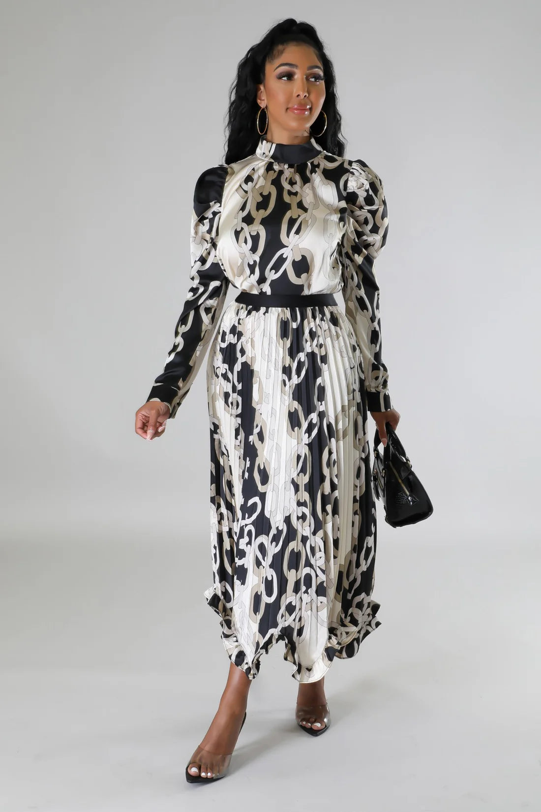 LINKED IN LUXE | SKIRT SET