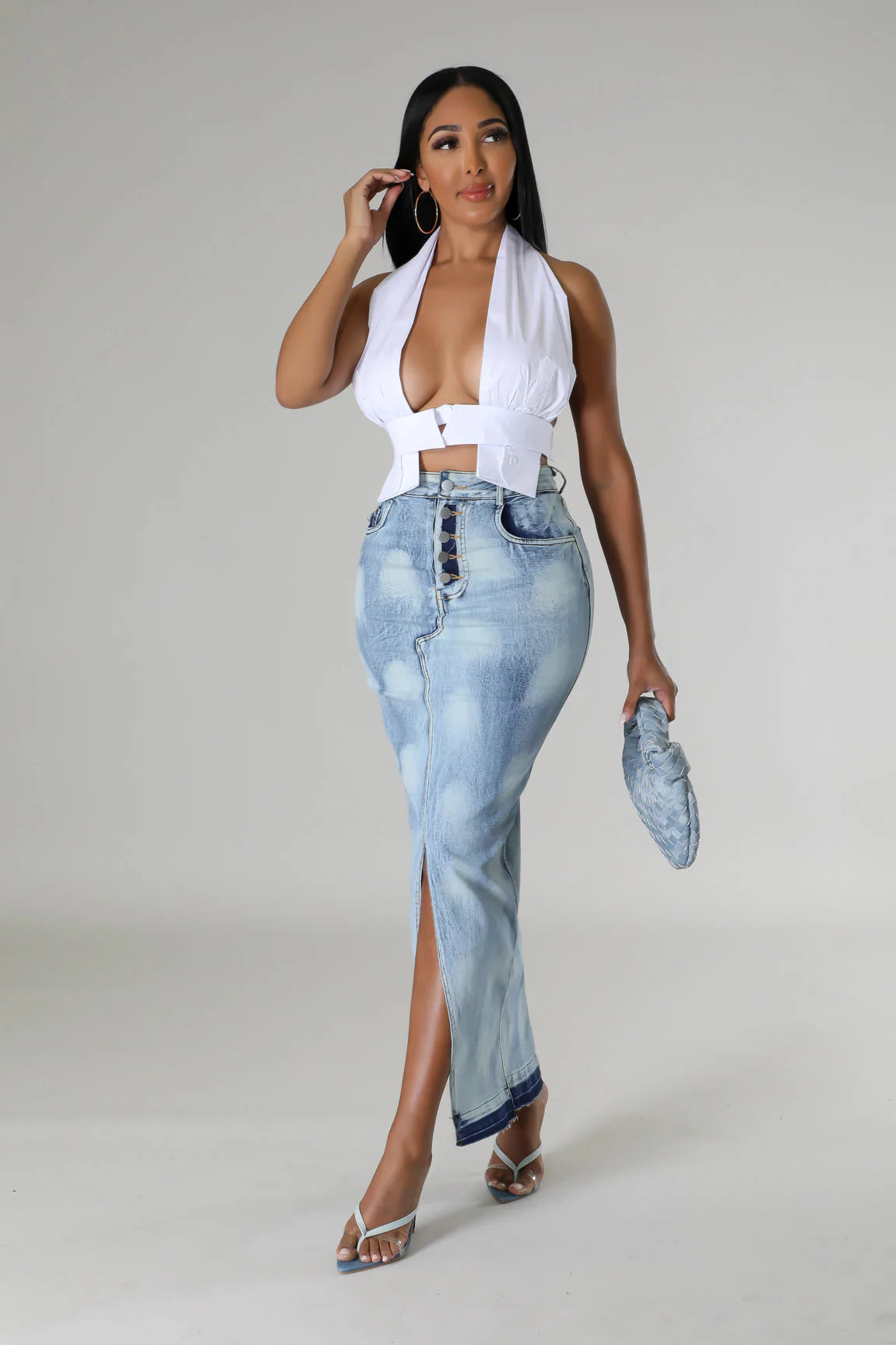 CLOUD NINE | DENIM SKIRT