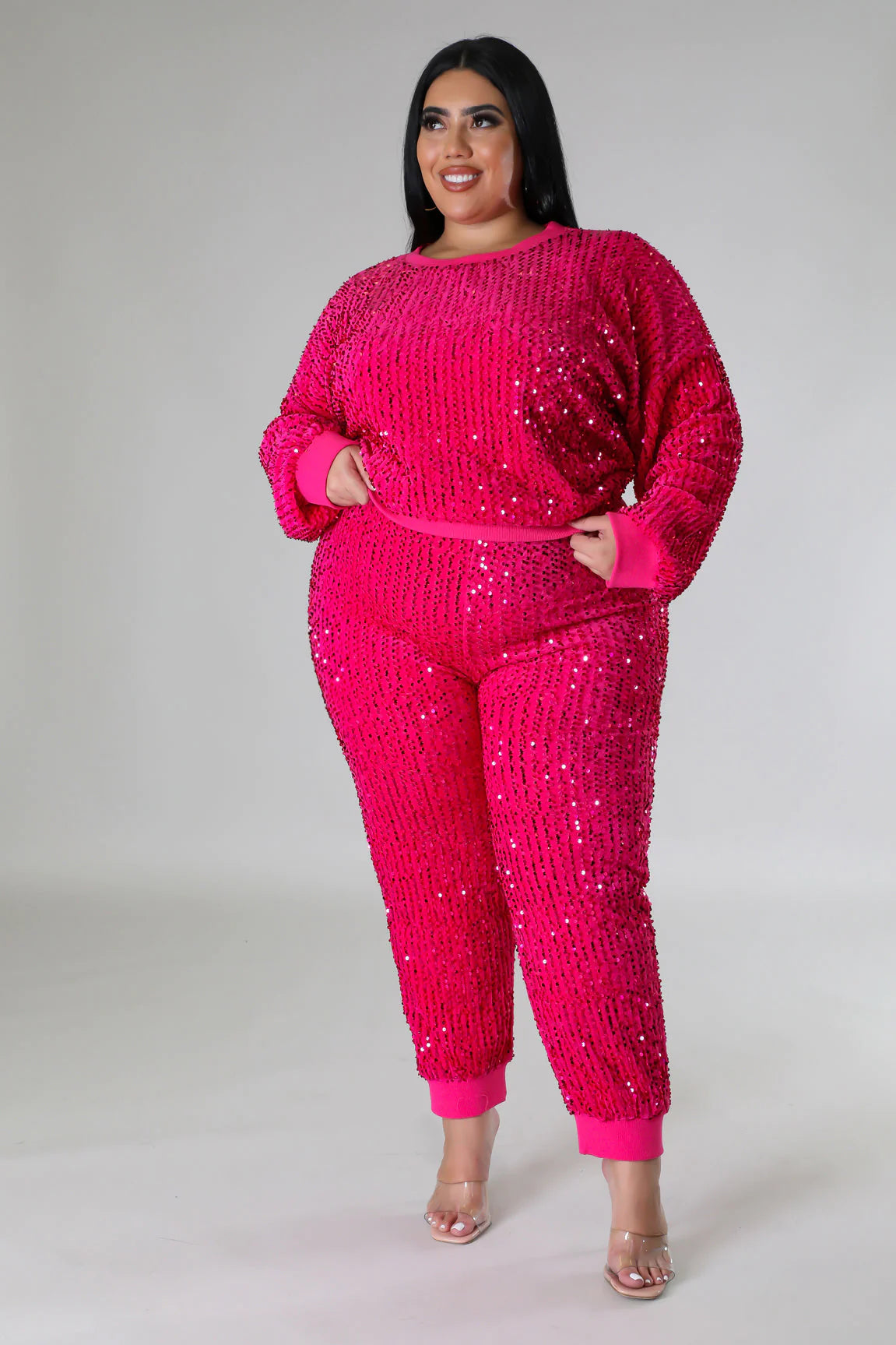 GLAMOUR GIRL | PANT SET PINK
