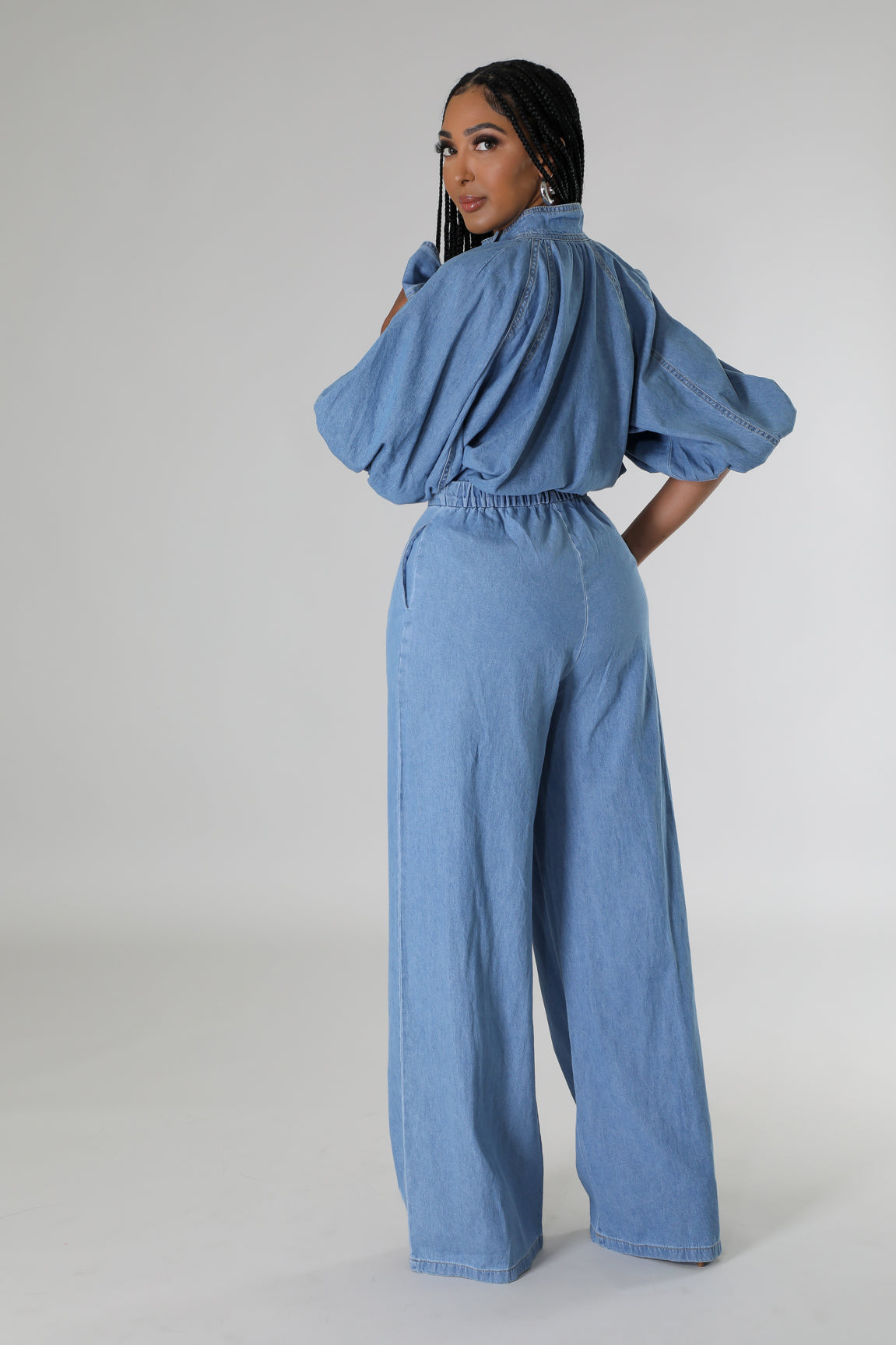 DEMI DENIM| PANT SET