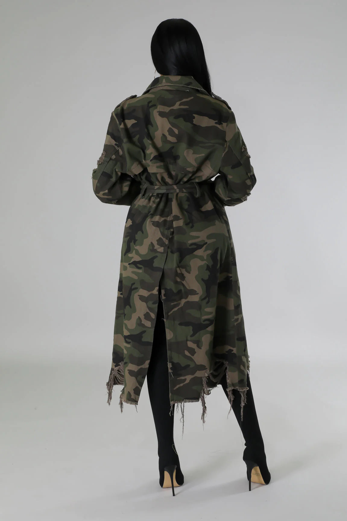 DISTRESSED KADET   | TRENCH COAT