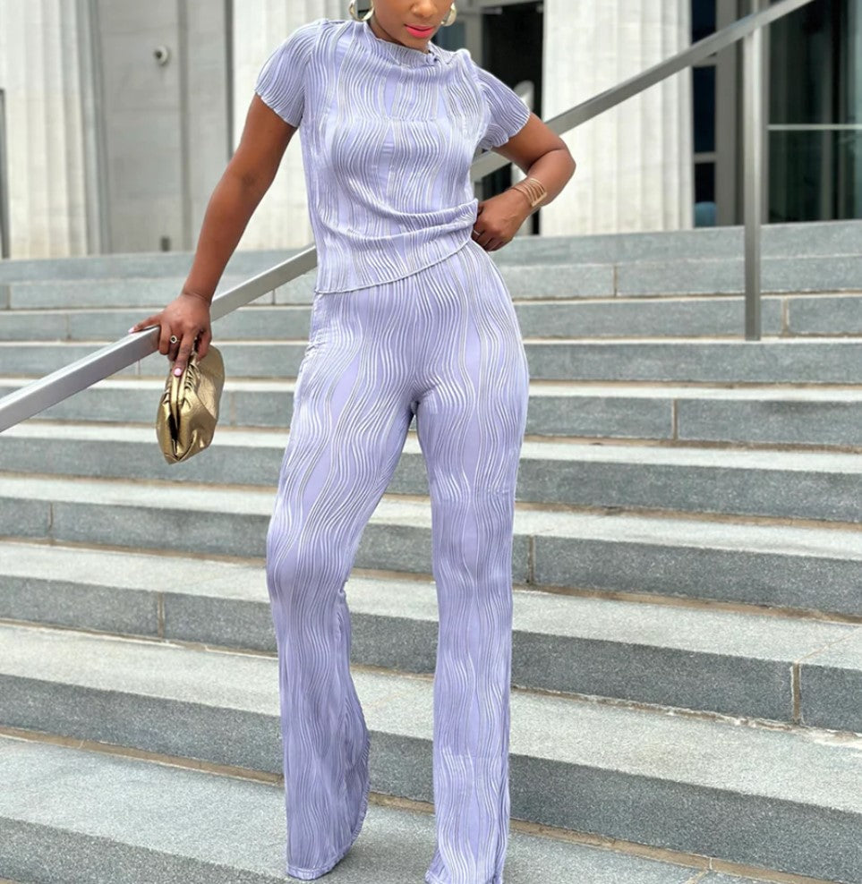 RIDE THE WAVE | PANT SET GRAY