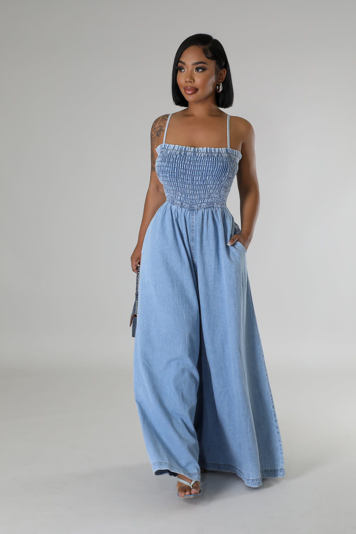 SKI | DENIM JUMPSUIT