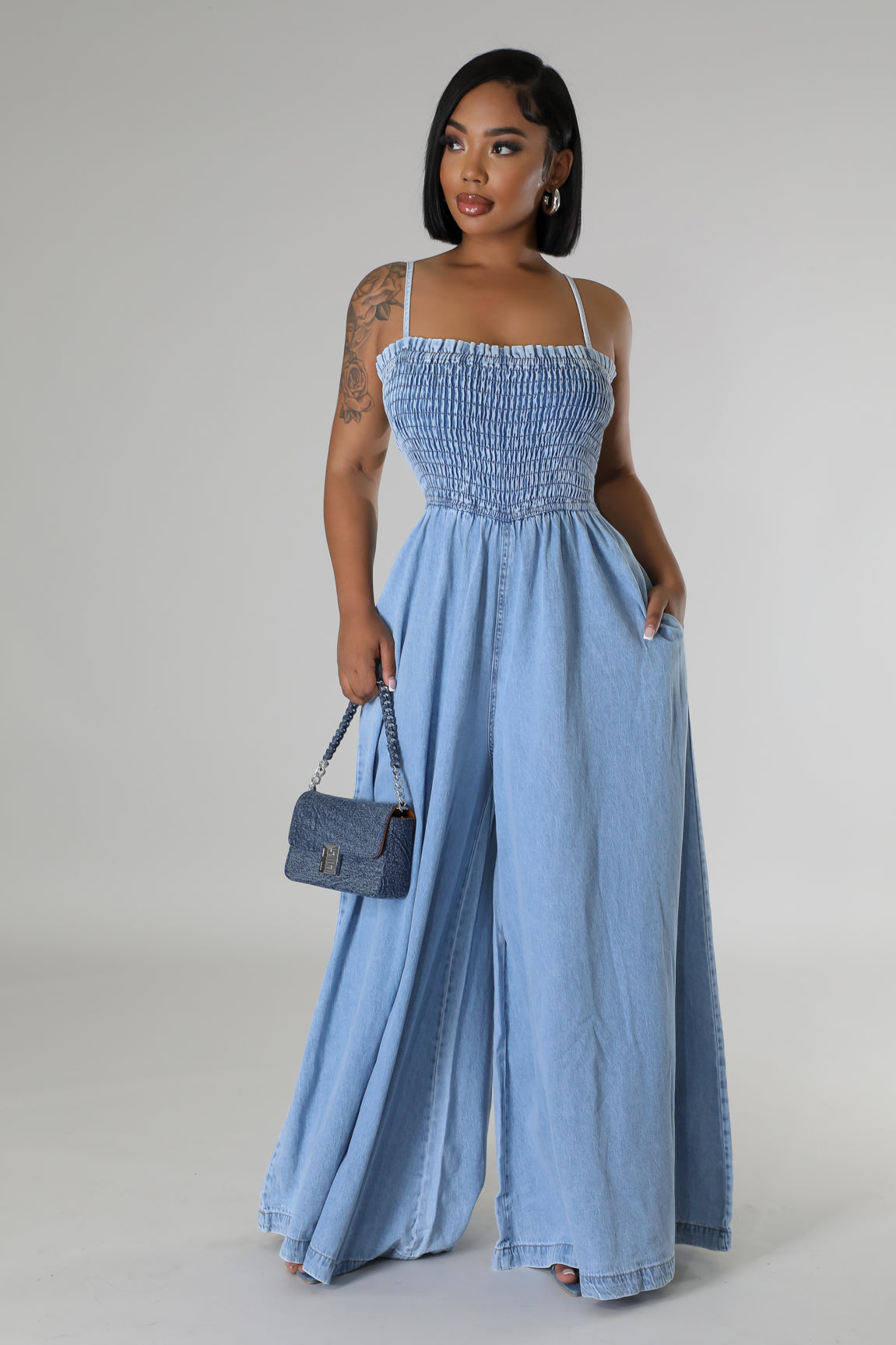 SKI | DENIM JUMPSUIT
