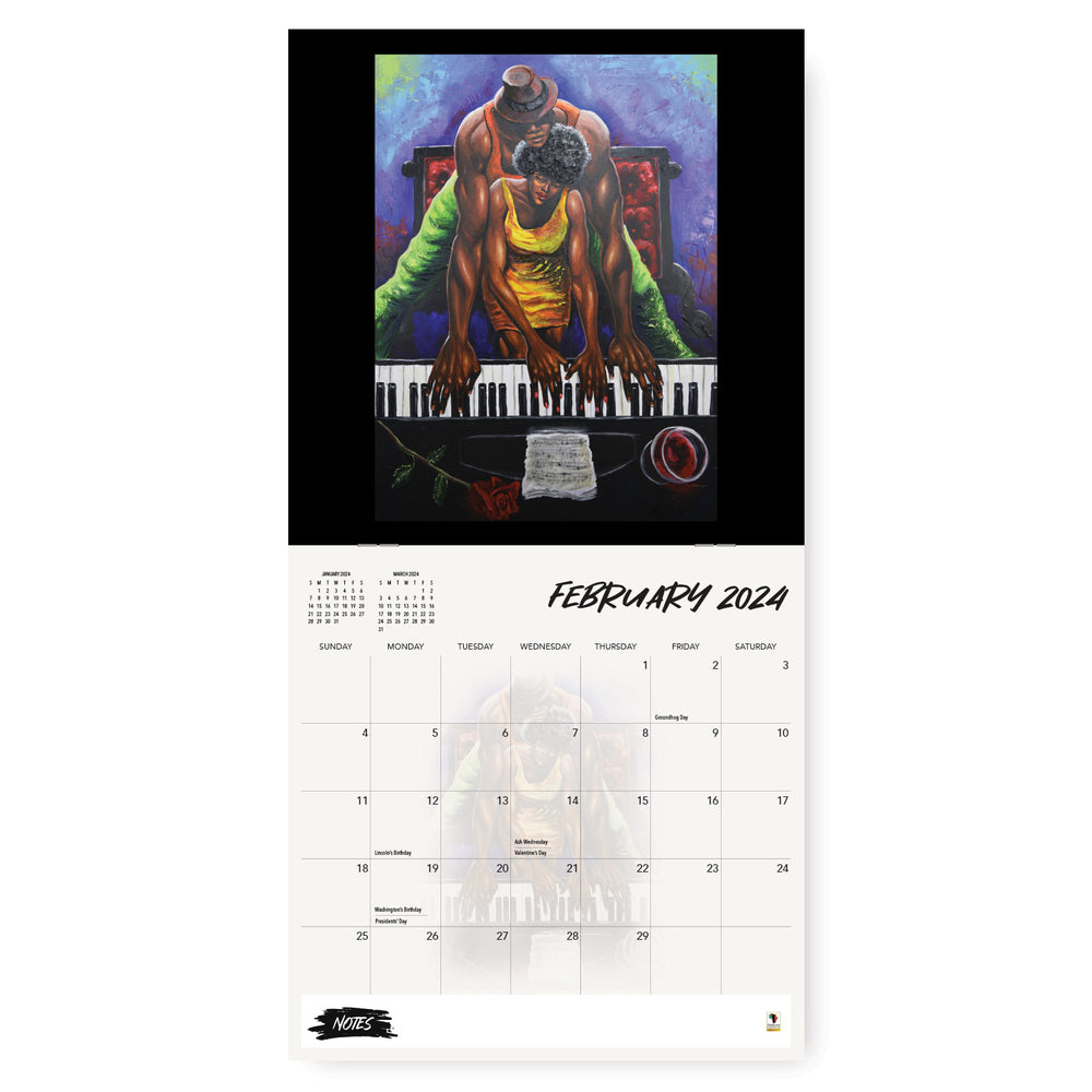 ART OF DION  UNBREAKABLE | 2024 WALL CALENDAR