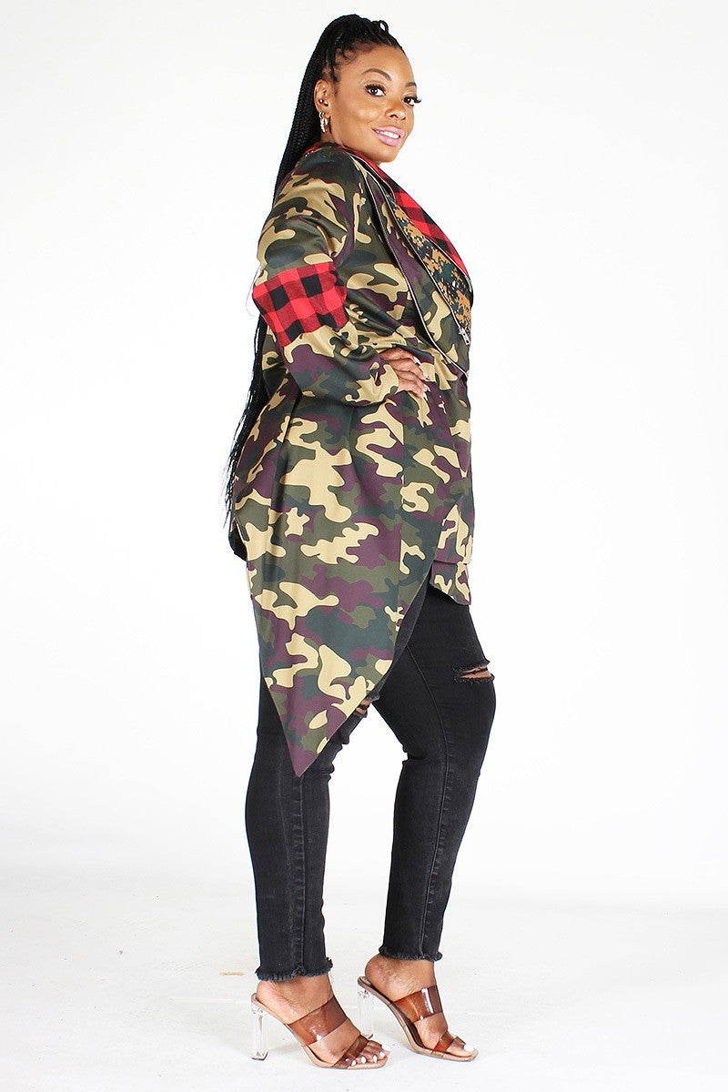 ALL THE VIBES | CAMOUFLAGE JACKET