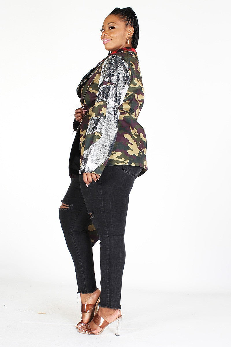 ALL THE VIBES | CAMOUFLAGE JACKET