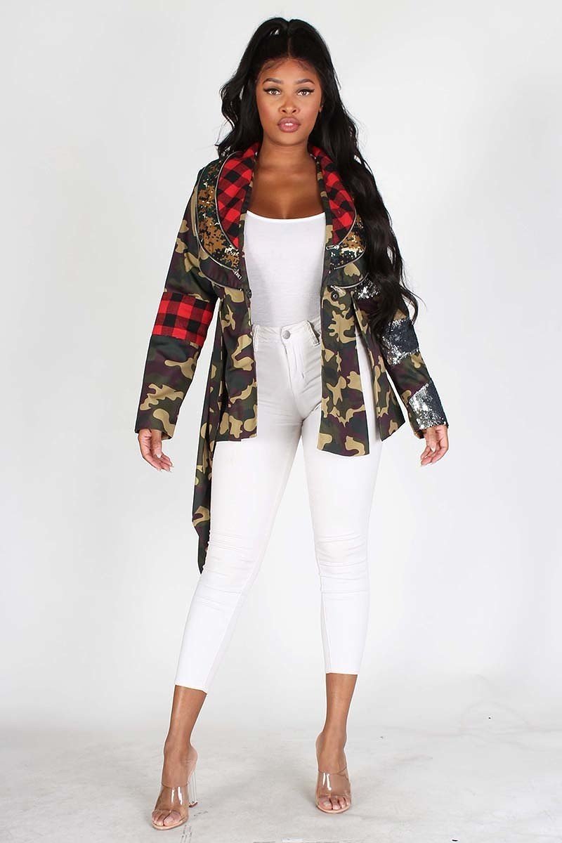 ALL THE VIBES | CAMOUFLAGE JACKET