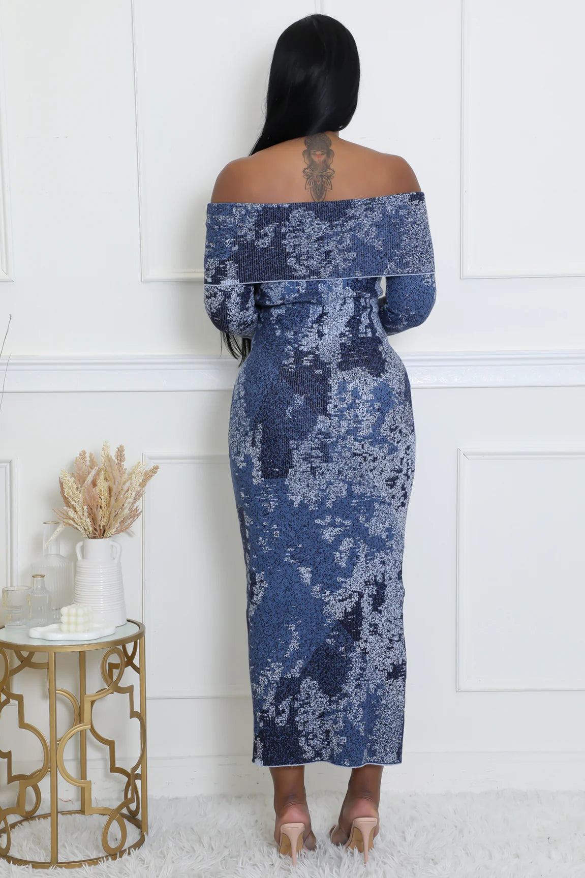 GIVING THEM THE BLUES | DRESS