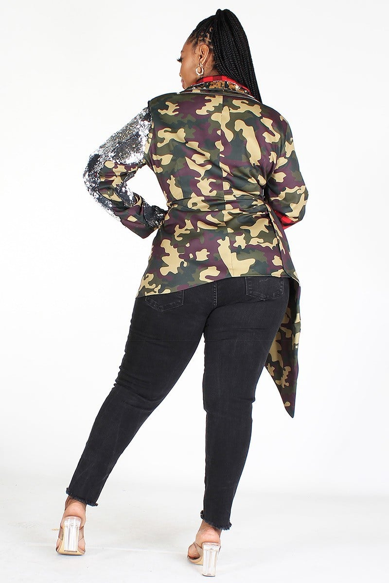 ALL THE VIBES | CAMOUFLAGE JACKET