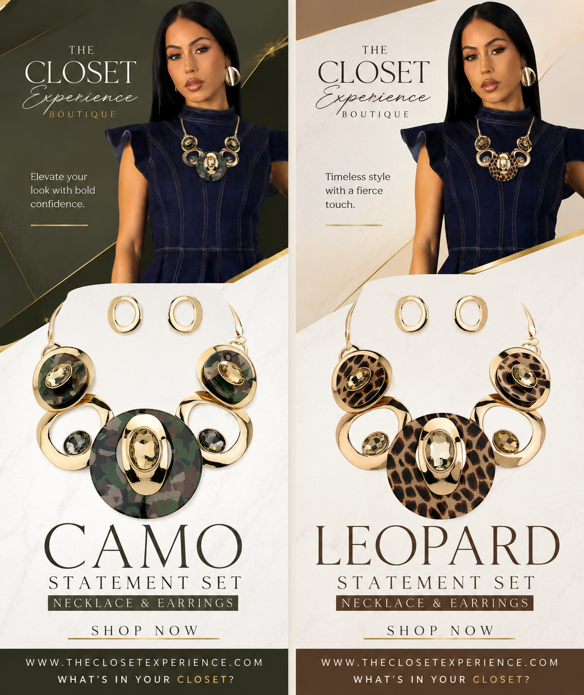 SAHARA LEOPARD | NECKLACE SET