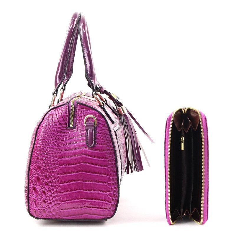 BELLISA BOSTON BAG | MATCHING WALLET