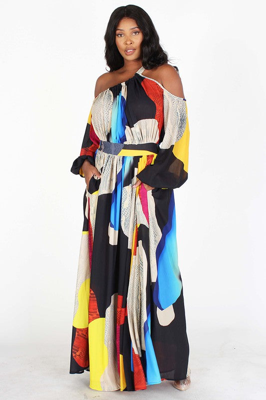 Burgos Colorful Maxi Dress