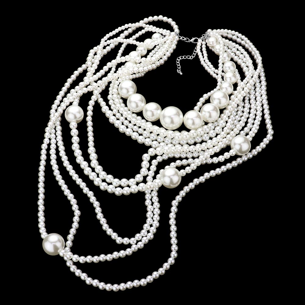 OH SO ELEGANT | PEARL NECKLACE SET
