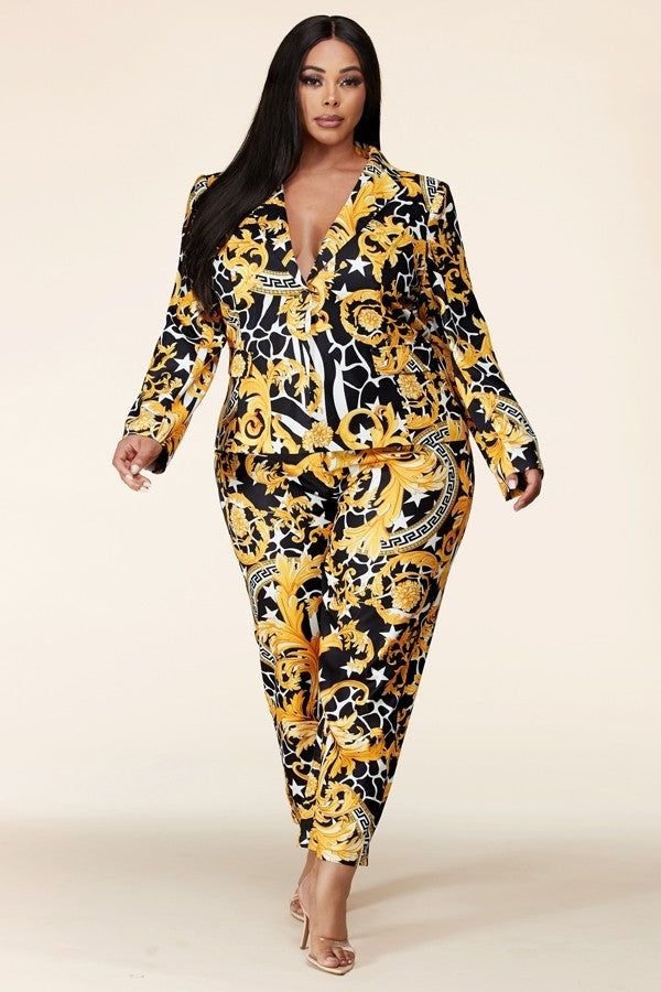 Rich Vibes Pant Suit