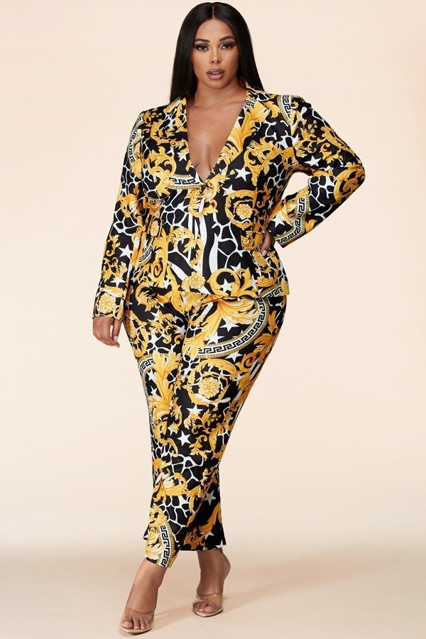 Rich Vibes Pant Suit