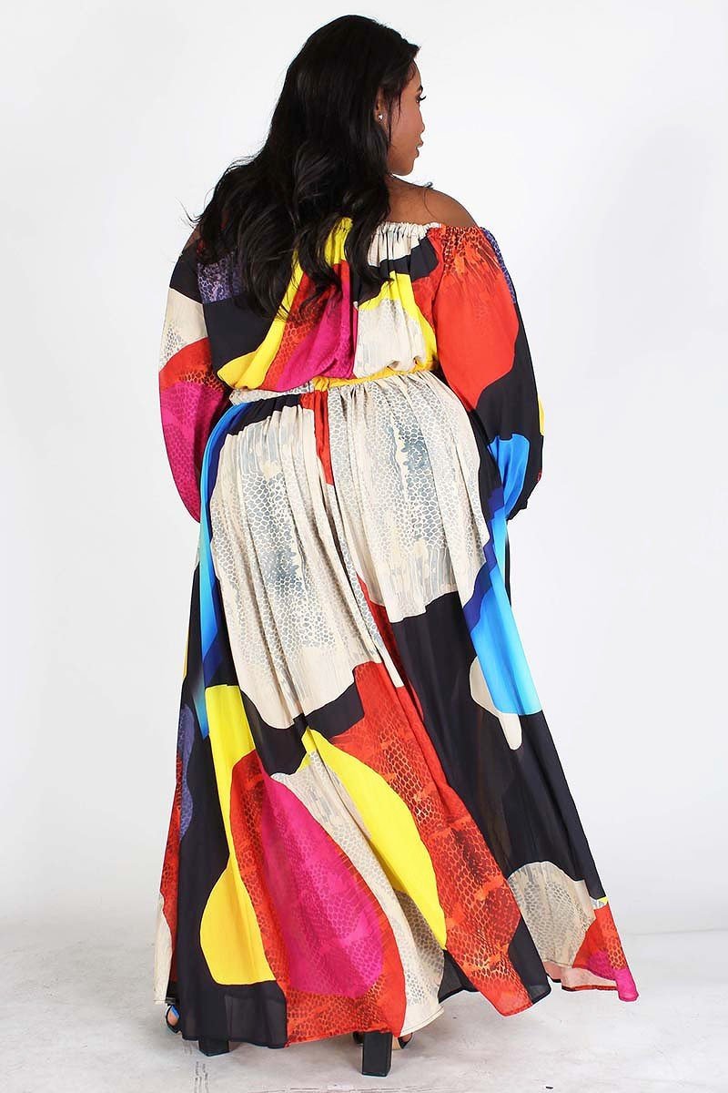 Burgos Colorful Maxi Dress