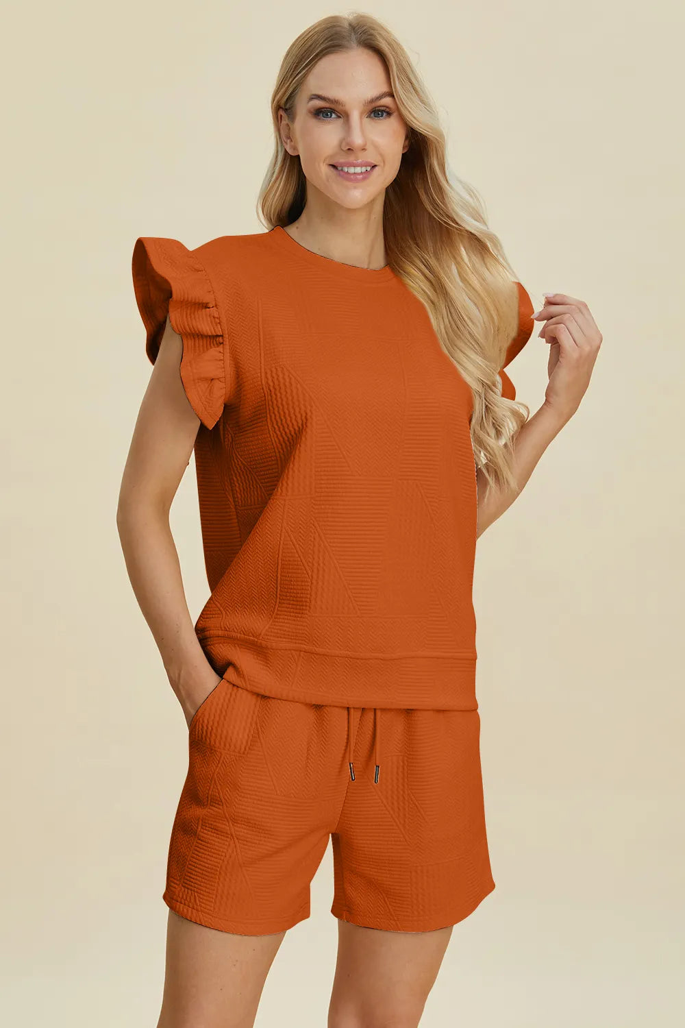 SOMALITA | SHORT SET Bright Orange