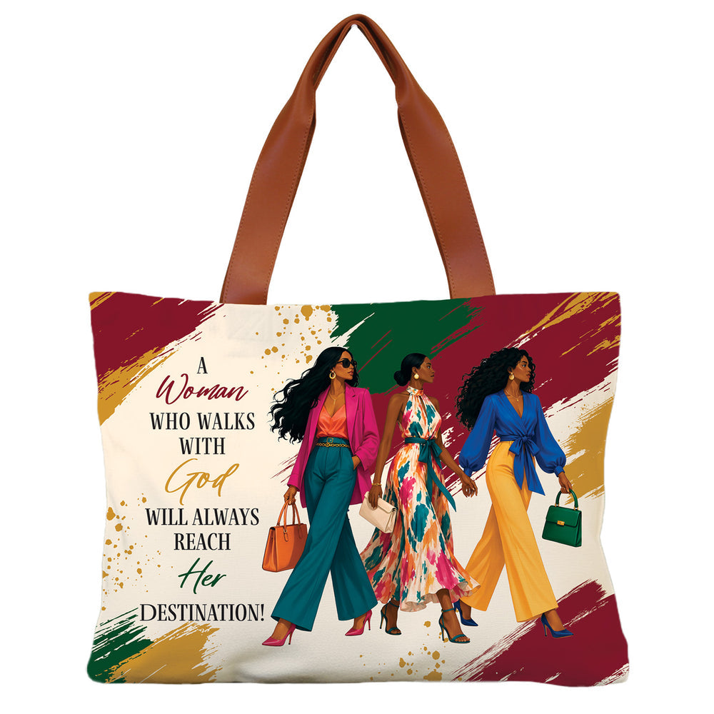 A WOMAN WHO WALKS WITH GOD | TOTE AND JOURNAL SET