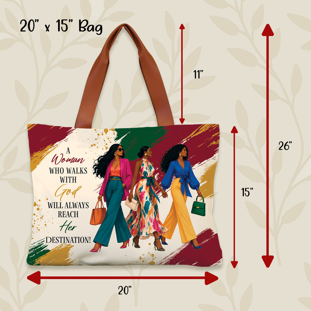 A WOMAN WHO WALKS WITH GOD | TOTE AND JOURNAL SET