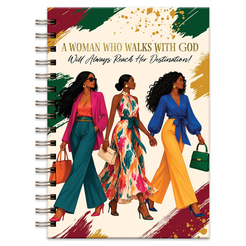 A WOMAN WHO WALKS WITH GOD | TOTE AND JOURNAL SET