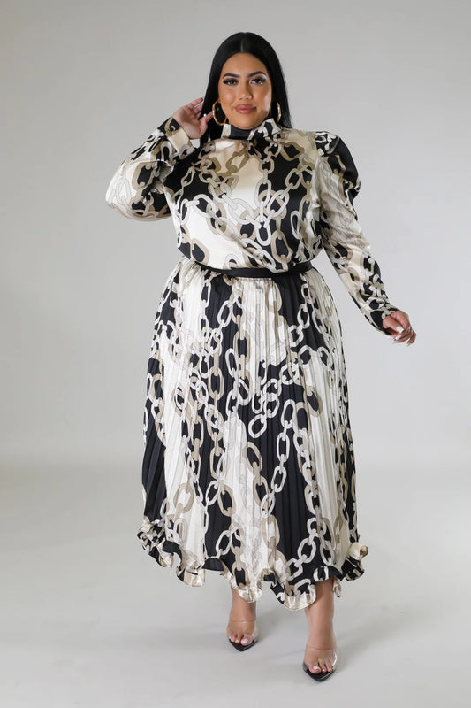 LINKED IN LUXE | SKIRT SET