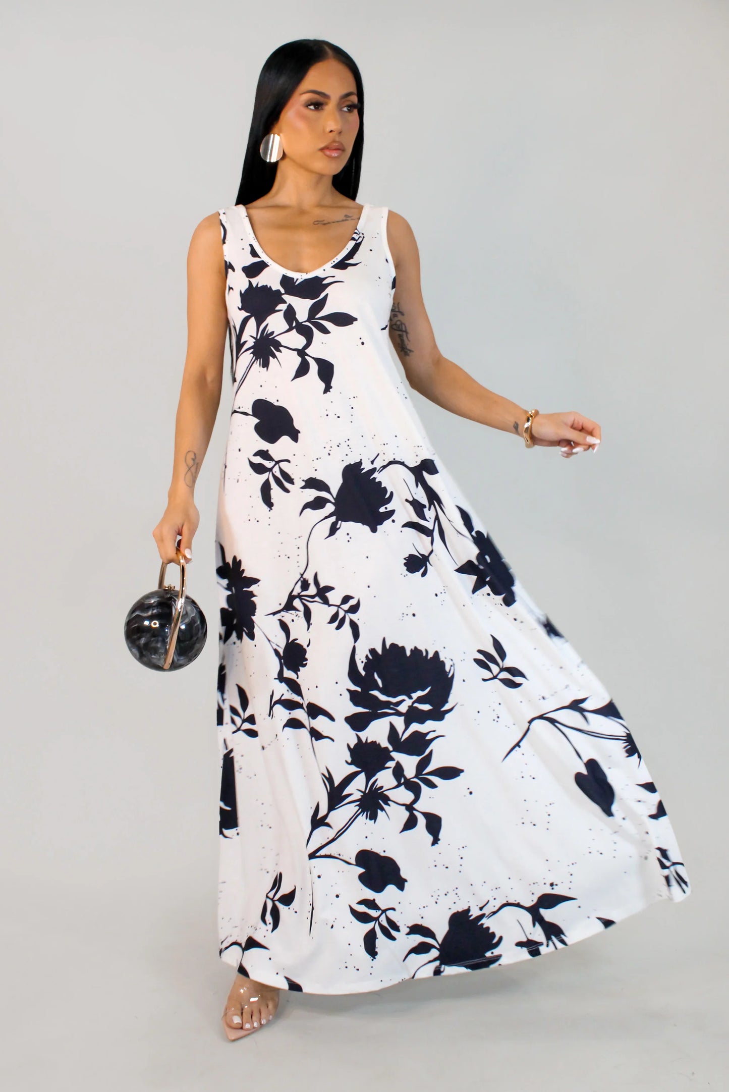 NAVY BLOOM | DRESS