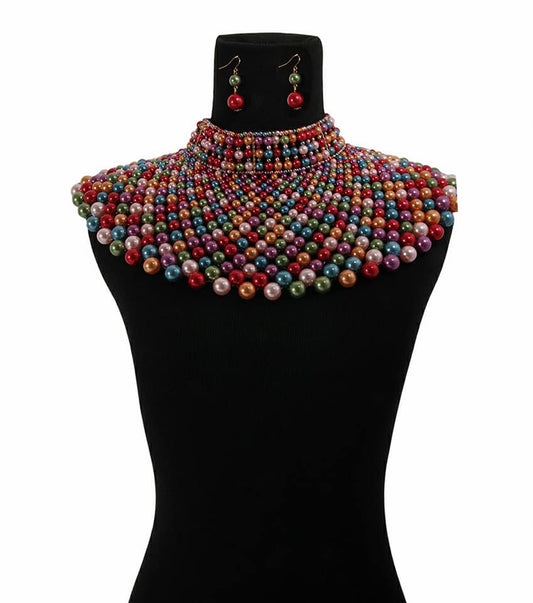 IN LIVING COLOR | PEARL NECKLACE SET