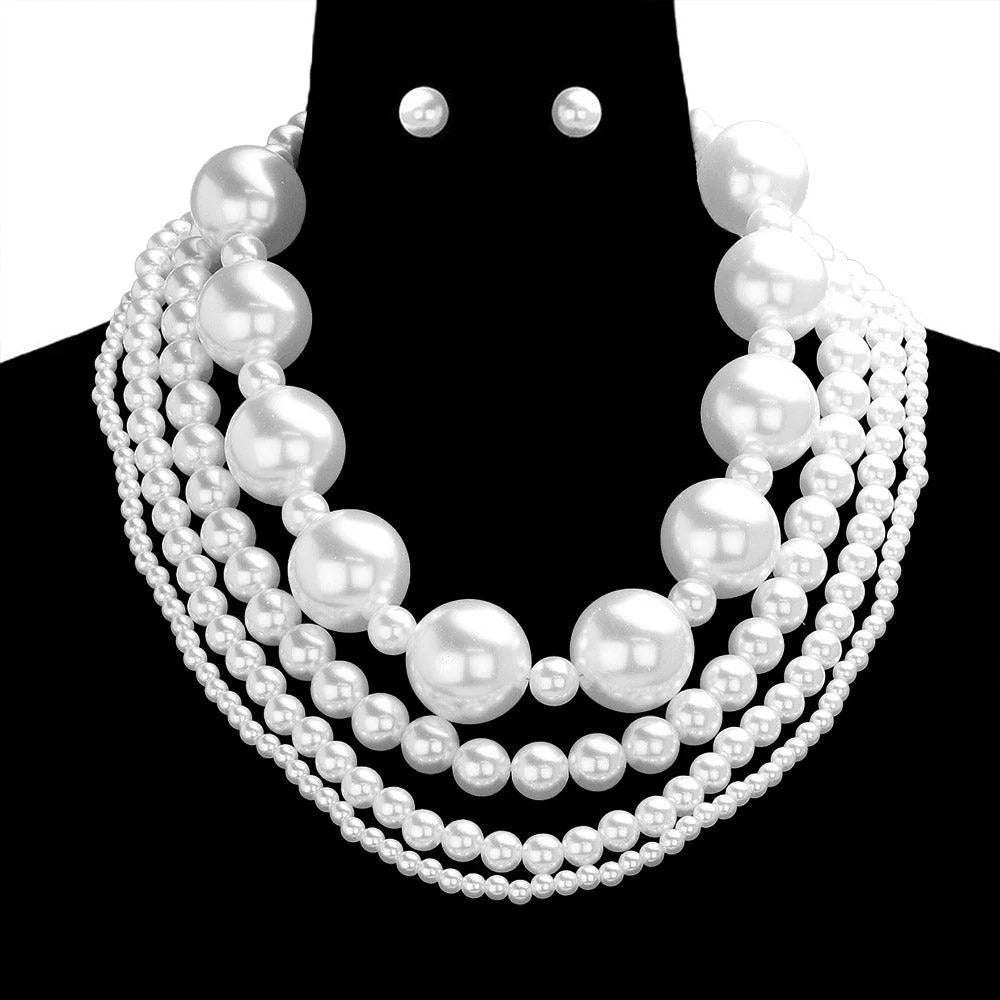 IMPRESS | PEARL NECKLACE SET