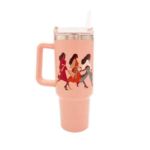 A WOMAN WHO WALKS WITH GOD  | JOURNAL SET LARGE TUMBLER