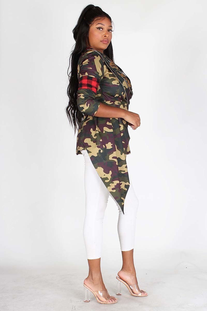 ALL THE VIBES  | CAMOUFLAGE JACKET