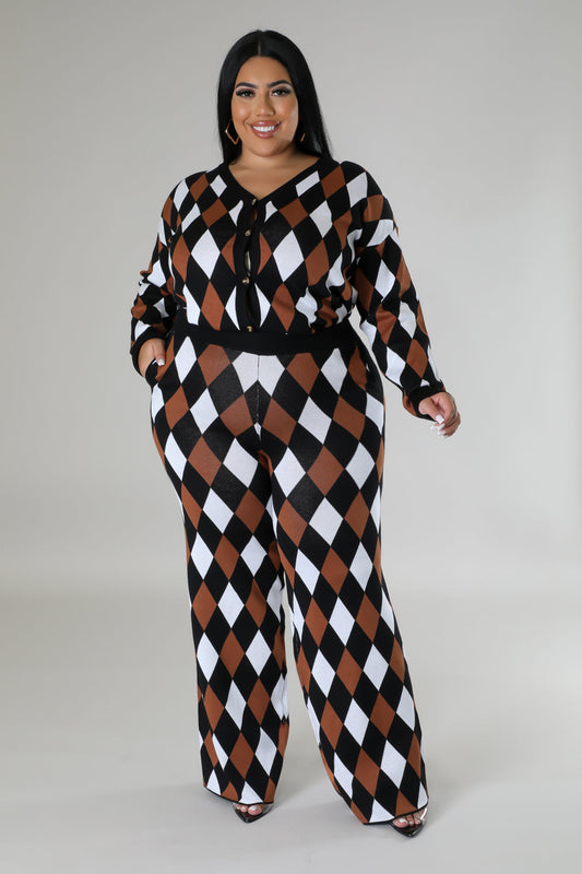ARGYLE | PANT SET