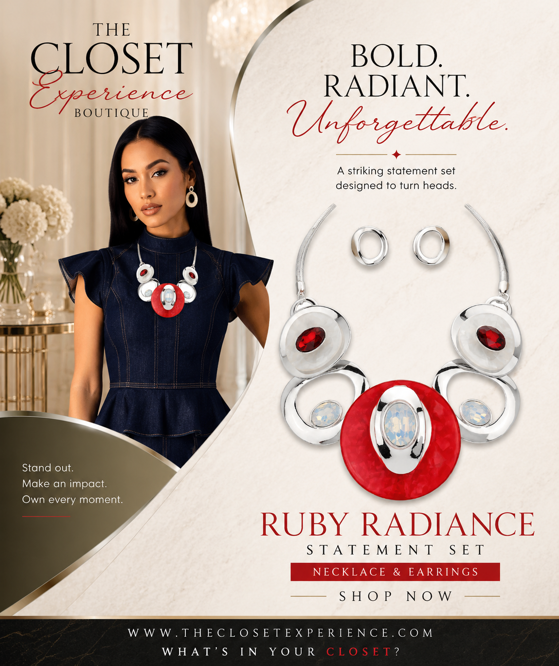 RUBY RADIANCE | NECKLACE SET