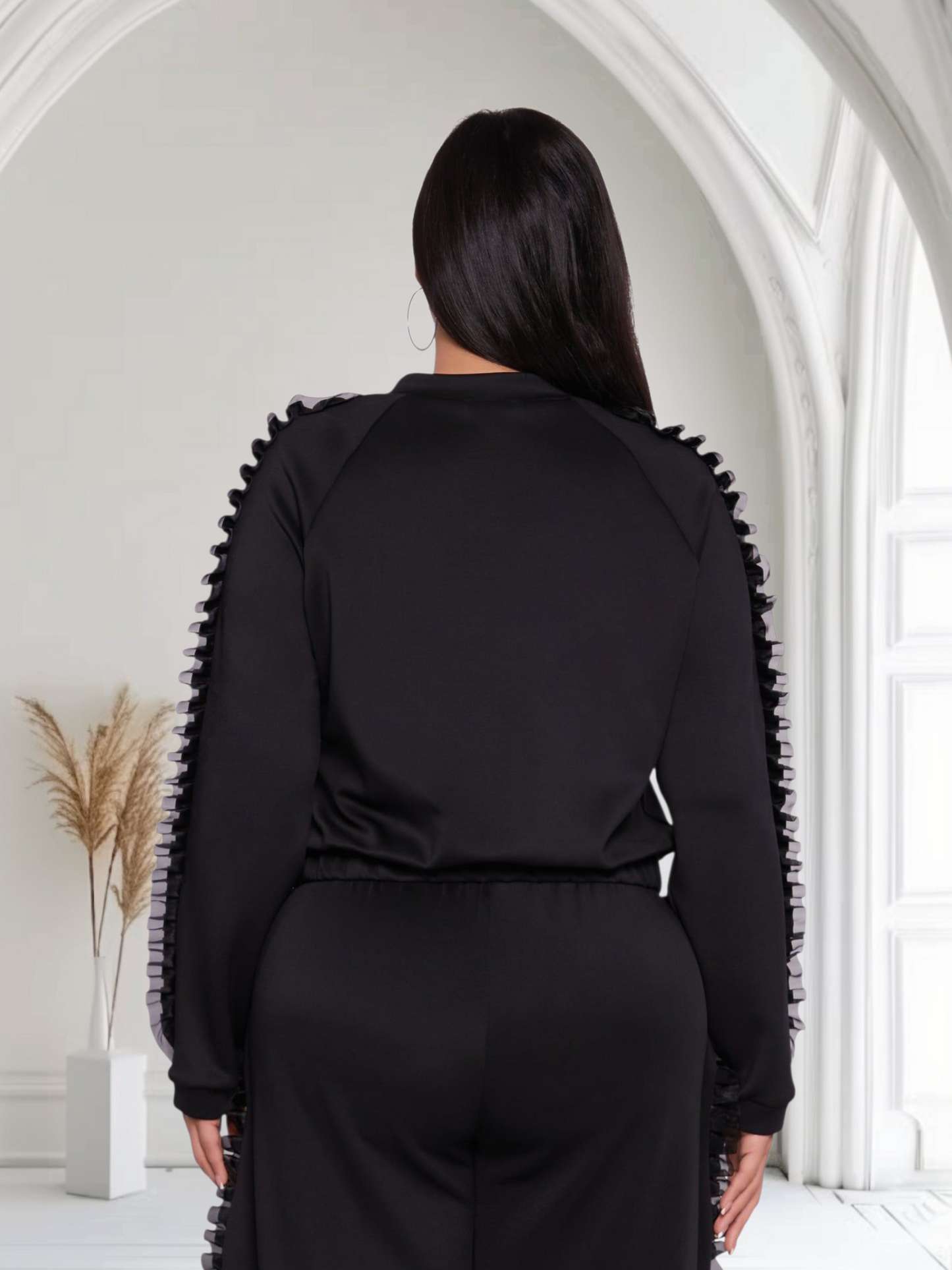 ORGANZA RUFFLE | PANT SET