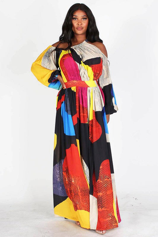 Burgos Colorful Maxi Dress